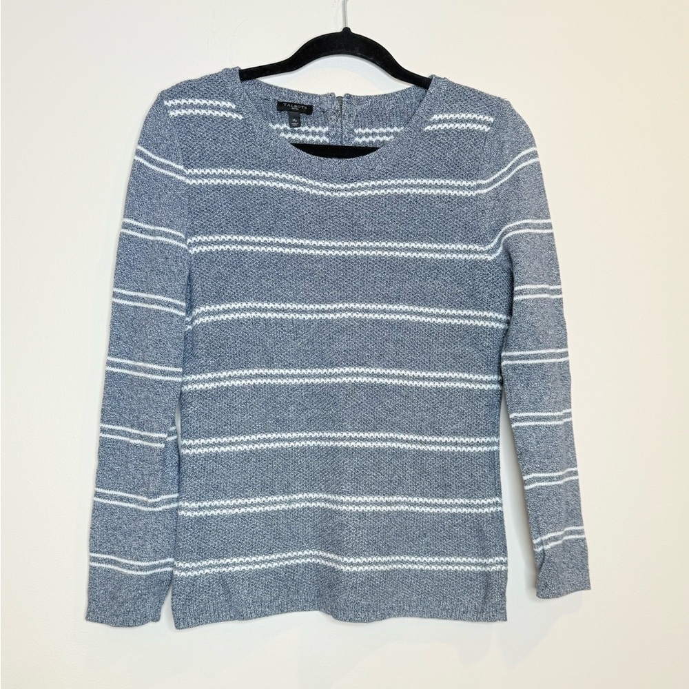 🔥Talbots Gray Striped Women's Sweater🔥